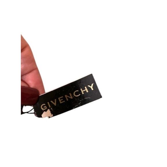 Givenchy Silver-Tone Multi Crystal Stone Pendant Y-Neck Necklace Women - Picture 3 of 6